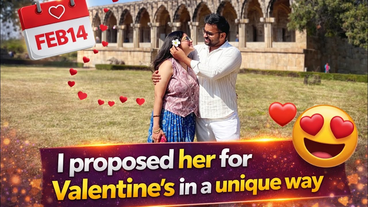 I Proposed Her in a Unique Way ❤️ | Valentine’s Special | Couple Daily Vlog