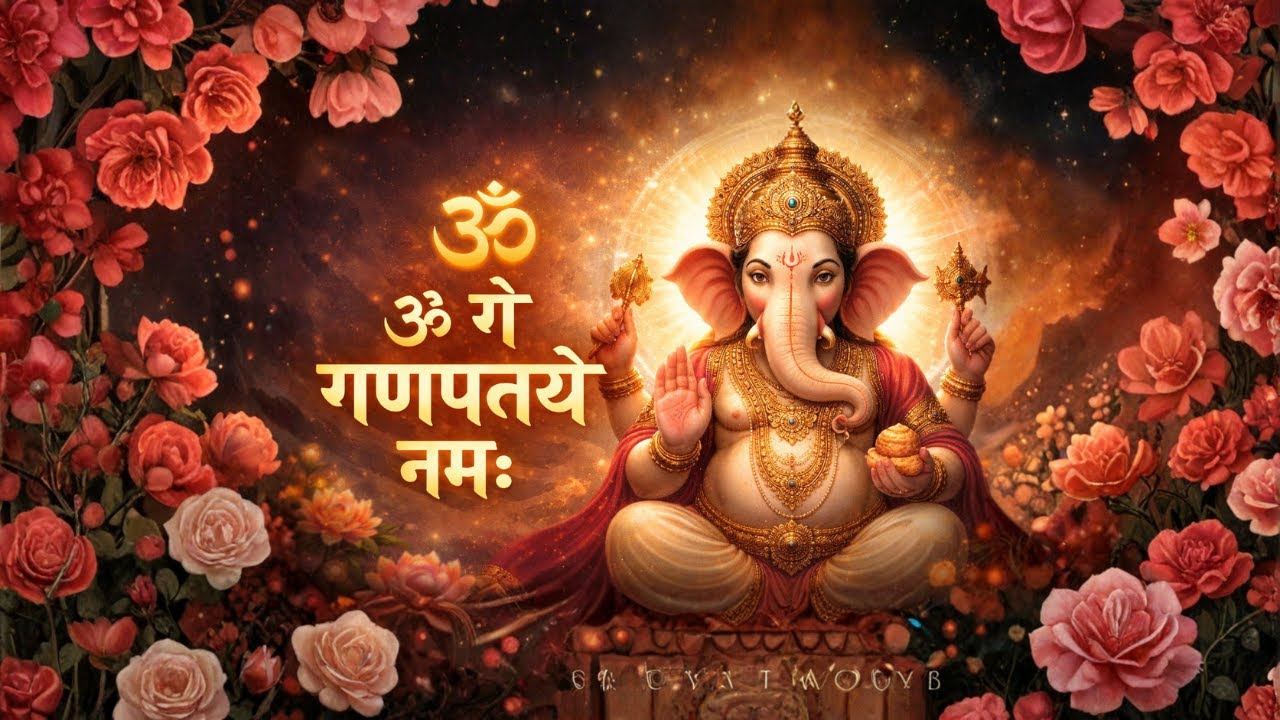 Om Gan Ganapataye Namah | Ganesh Meditation Chant | Remove Obstacles & Stress|Hindu Devotional Songs