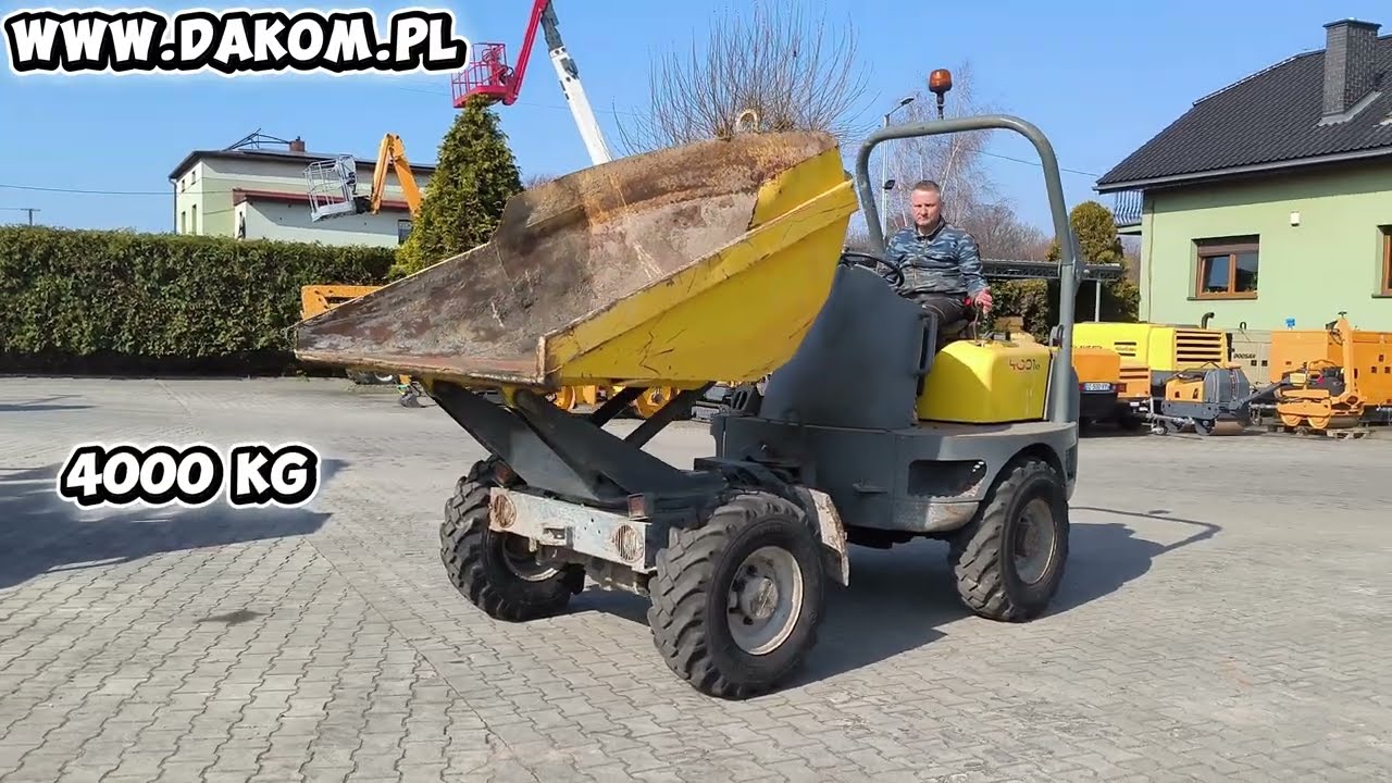 Wozidło WACKER NEUSON 4001 S Rok produkcji 2015 #dakom #wozidło #dumper #wackerneuson