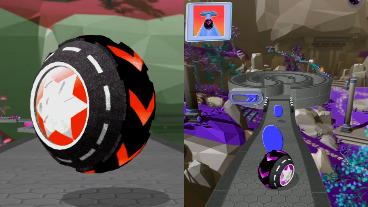 Rolling Balls Sky Escape Super Speedrun Android Fast Run Gameplay - 667