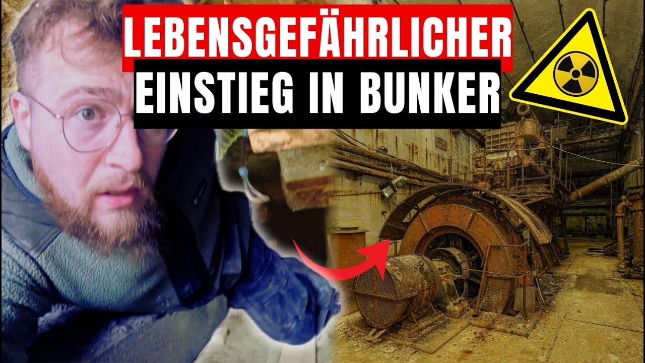 LOSTPLACE // LEBENSGEFÄHRLICHER EINSTIEG führt in UNTERIRDISCHEN KRAFTWERKS-BUNKER aus 2. WELTKRIEG😱