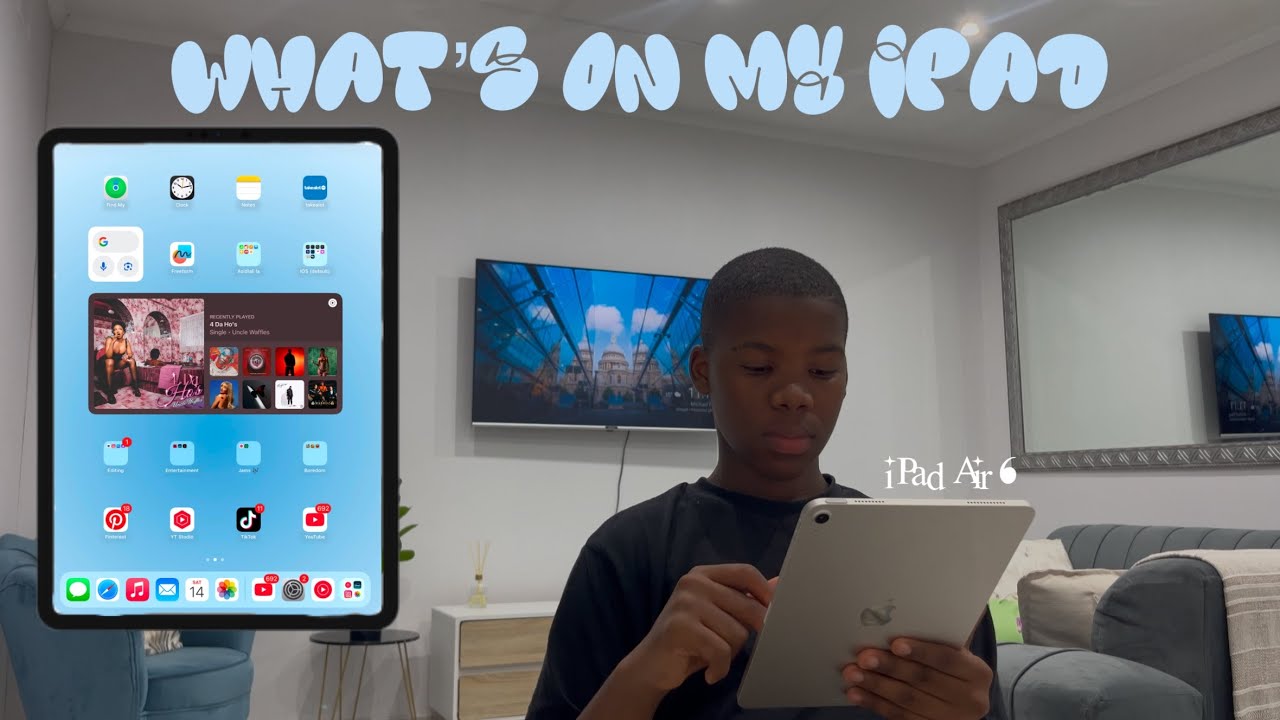 Whats on my iPad | 2024 iPad Air 6 | South African YouTuber 🇿🇦