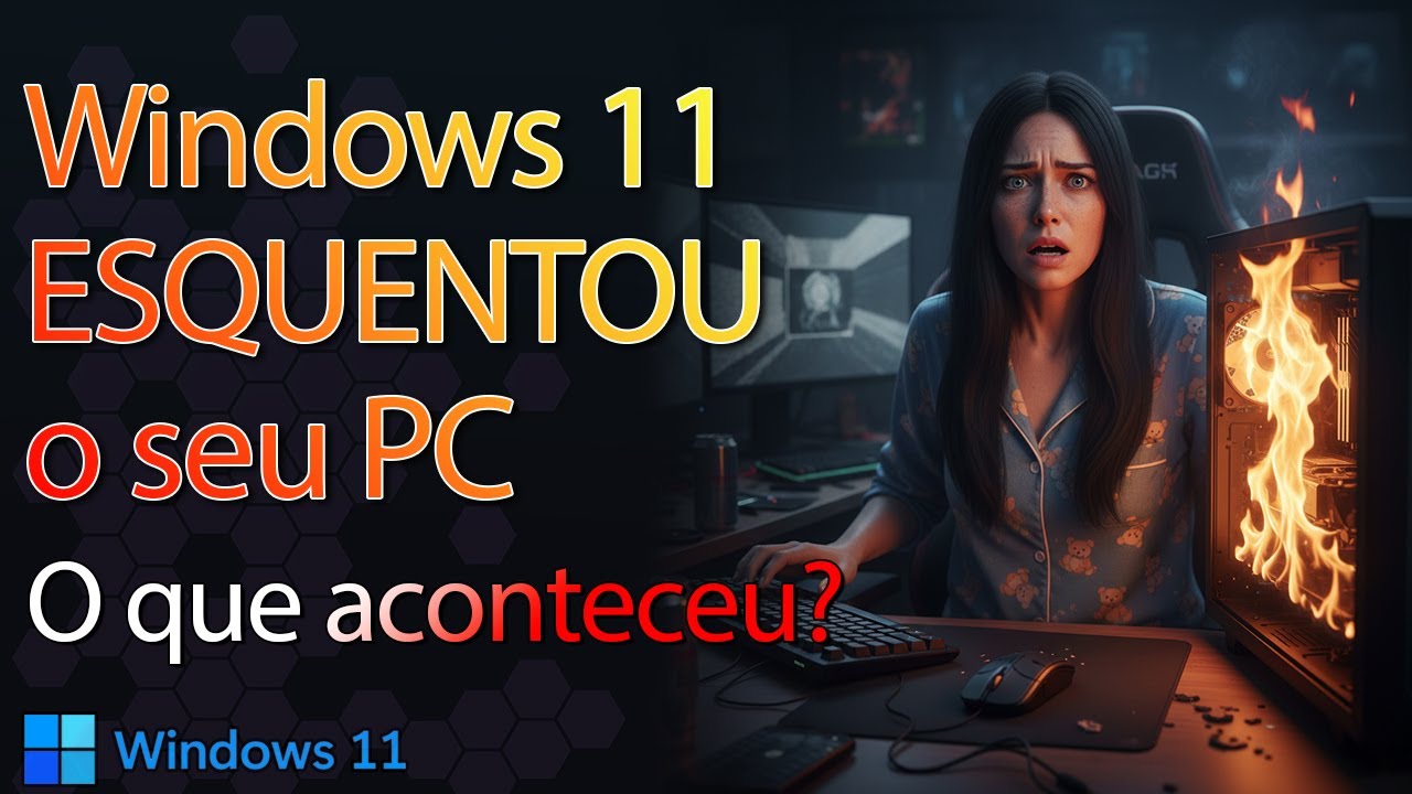 Windows 11 consumindo mais recursos e ESQUENTANDO o seu PC