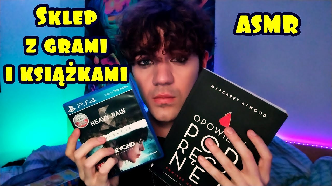 ASMR po polsku SKLEP Z GRAMI I KSIĄŻKAMI