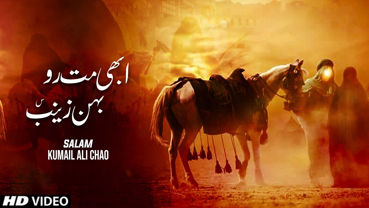 Soz O Salam || Abhi Mat Ro Behan Zainab || Kumail Ali Chao || Muharram 2020 Special || Tna Records
