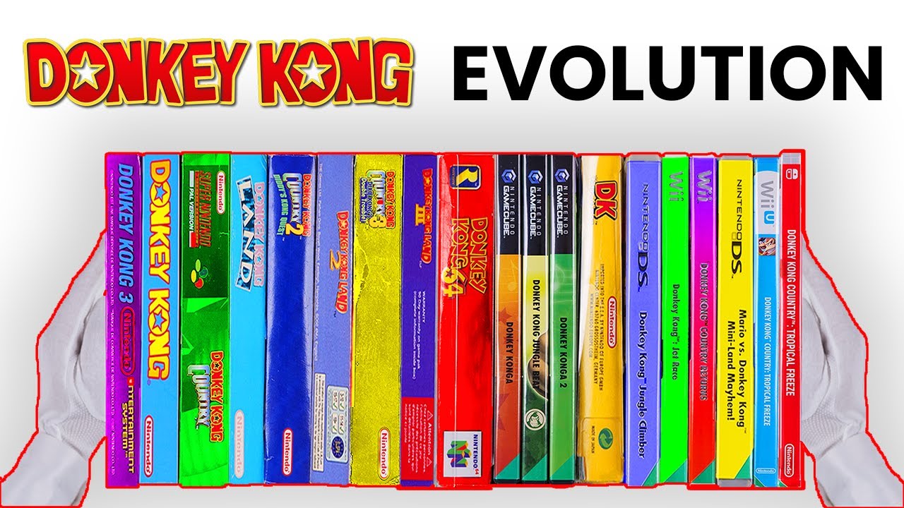 Evolution of Donkey Kong Games (1983-2023)