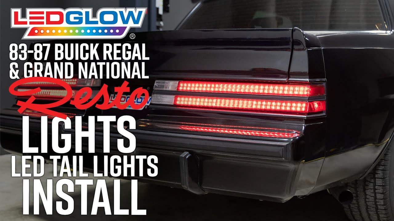 LEDGlow RestoLights | Как установить светодиодные задние фонари на Buick Regal и Grand National 1...