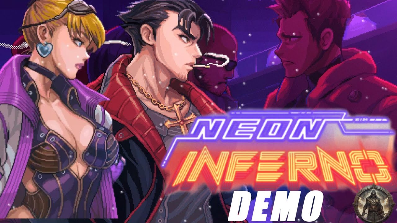 Neon Inferno Demo:  Novice and Arcade Attempts