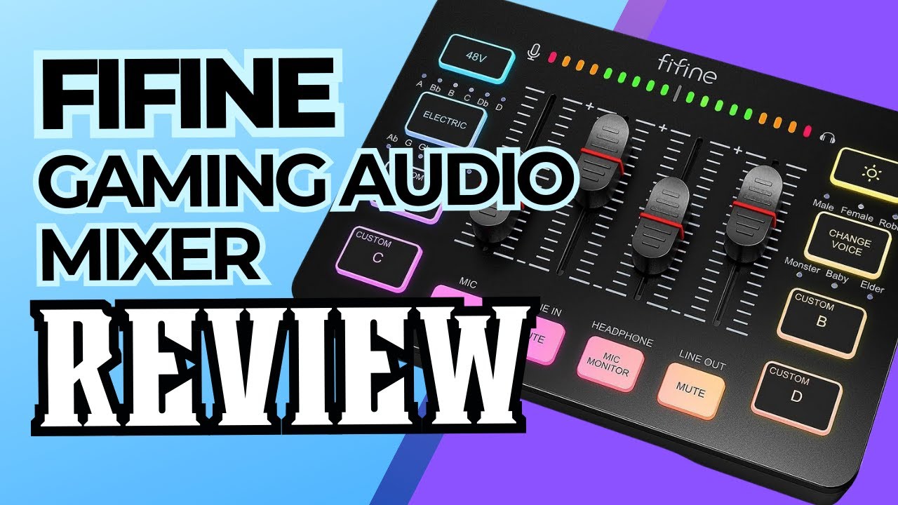 FIFINE Gaming Audio Mixer User Review
