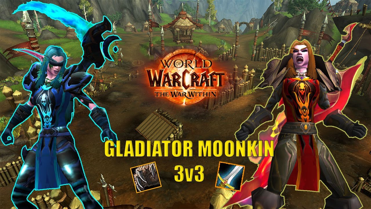 GLADIATOR MOONKIN ft FURY WARRIOR 3v3 ARENAS🔥Blasting🔥ft @TaTo370z
