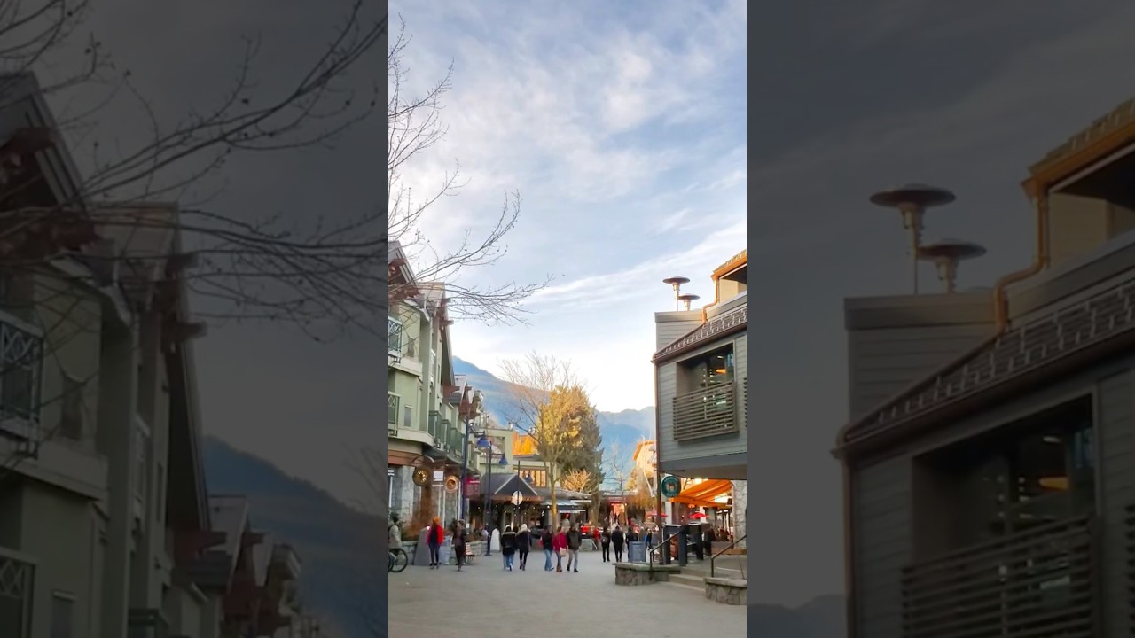 Whistler Village Walking Tour | Explore BC&rsquo;s Famous Mountain Resort in 4K