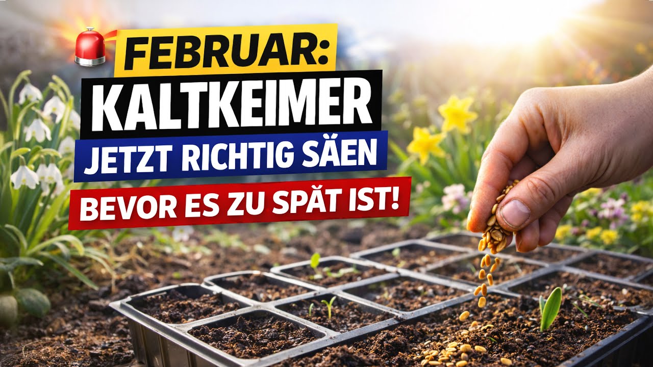 Bevor es zu spät ist! 🚨 Diese Pflanzen brauchen jetzt im Februar Kälte, sonst keimen sie nicht