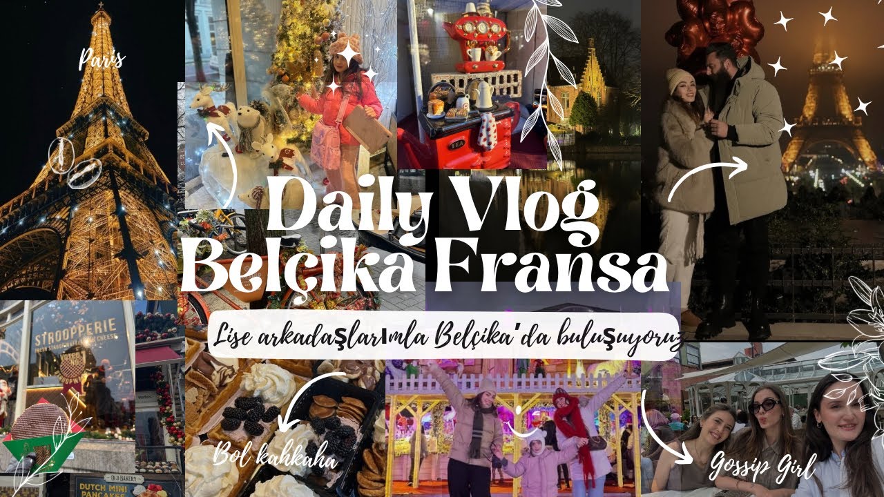 Fransa’dan araba kiralayıp Belçika’ya gidiyoruz! Lise arkadaşımın evine ❤️