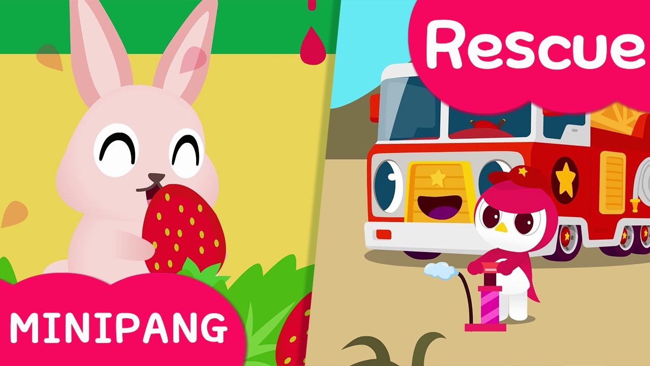 Learn colors with Miniforce | Minipang Rescue | Blast the cloud balloon | Mini-Pang TV 2D Play