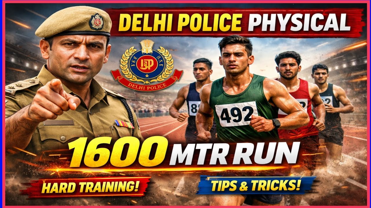 Delhi police physical trial Sunday in chitrakoot stadium🙏#trending#viral#video#viralvideo#tranding🙏🙏