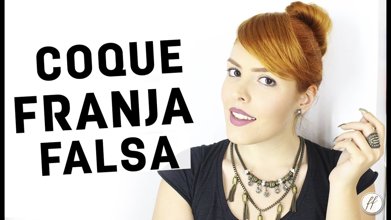COQUE COM FRANJA FALSA - Turorial l Adriana Alfaro