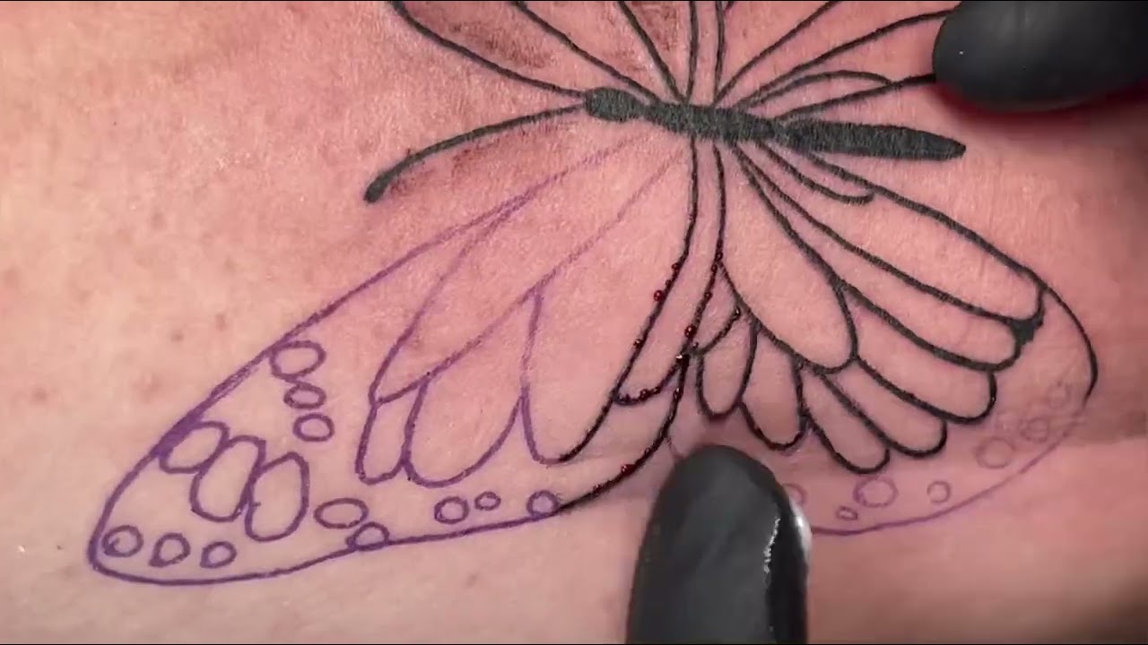 How to do Butterfly tattoo