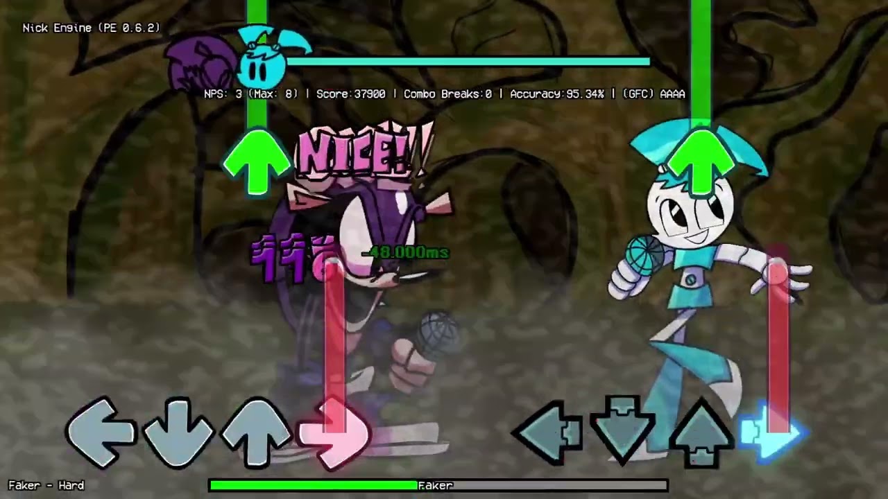 Friday Night Funkin' D-Side Mighty.zip: Faker D Side But I Played as Jenny From MLAATR