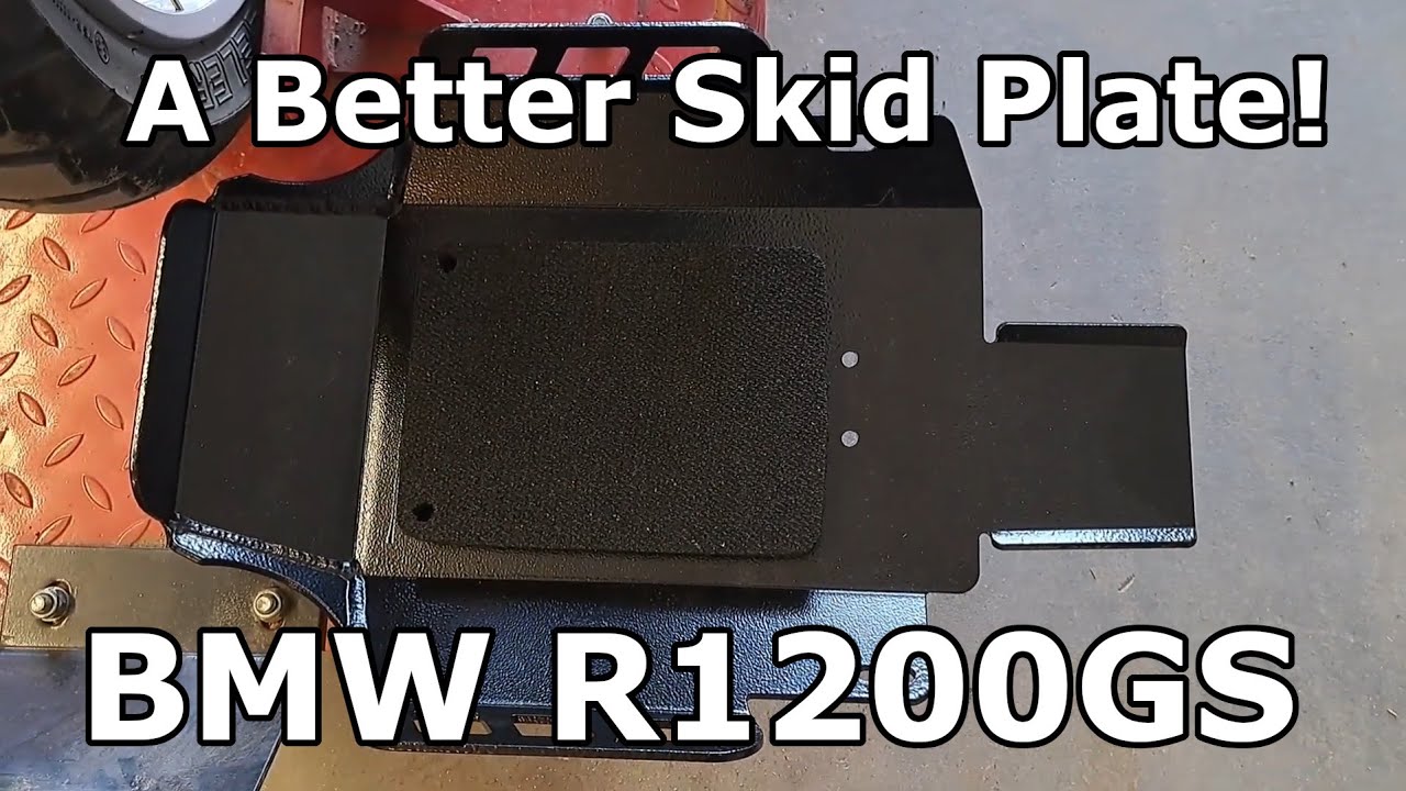 BMW R1200GS and GSA Skid Plate - A Better Protection Option!
