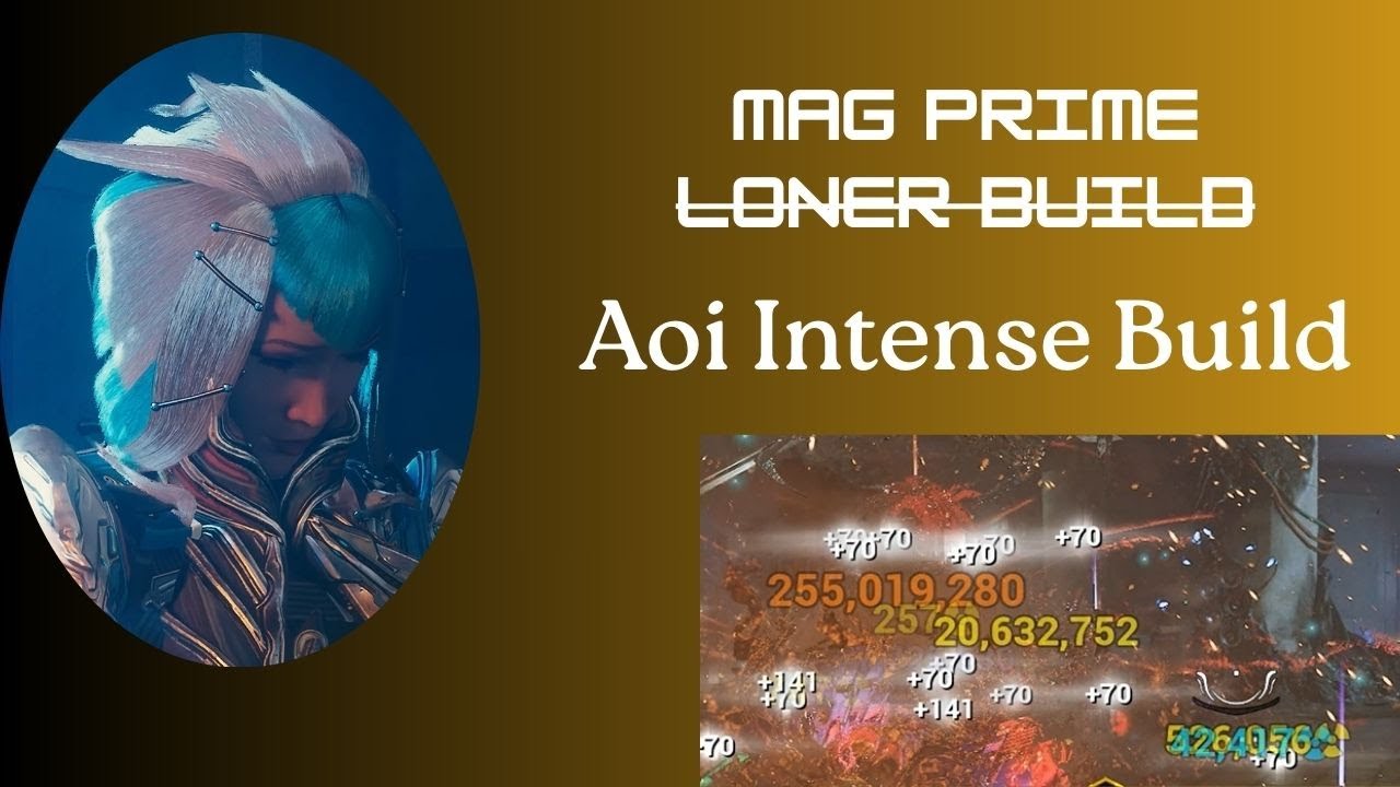 Mag Prime AOE Damage Build 🔥 | Aoi Skin | Insane DPS Showcase | Warframe