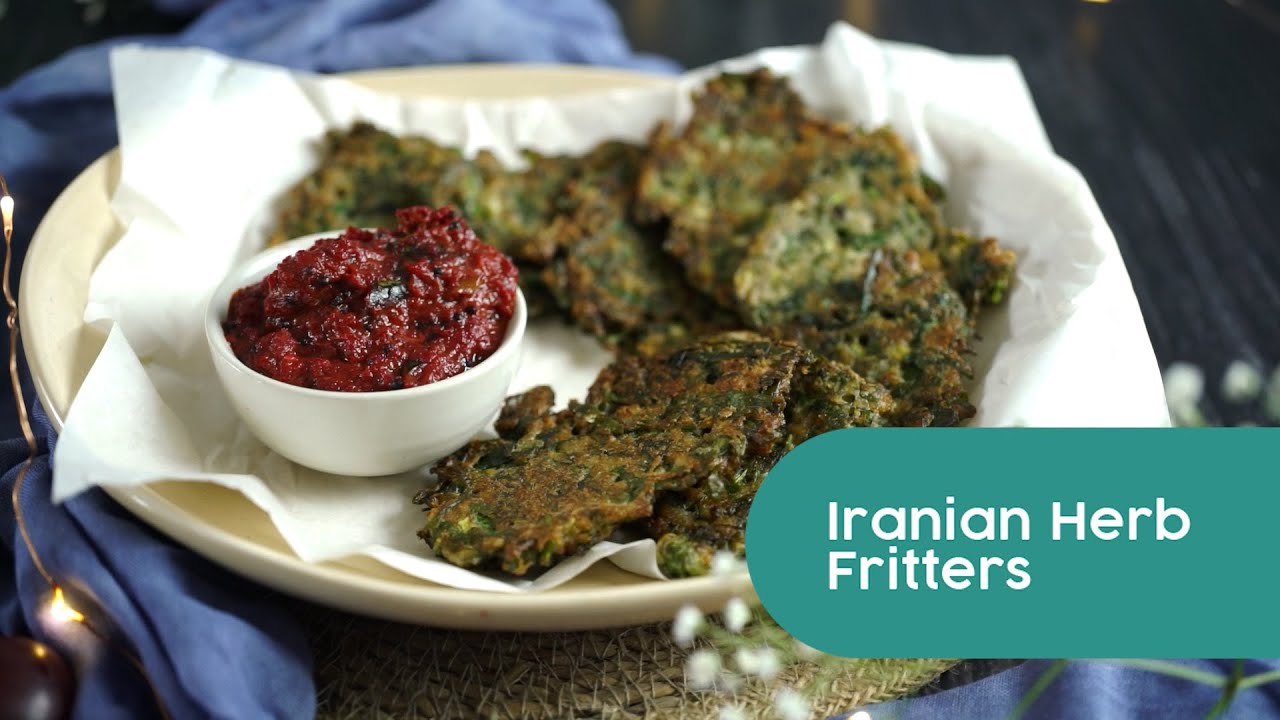Iranian Herb Fritters - Parsi New Year Special