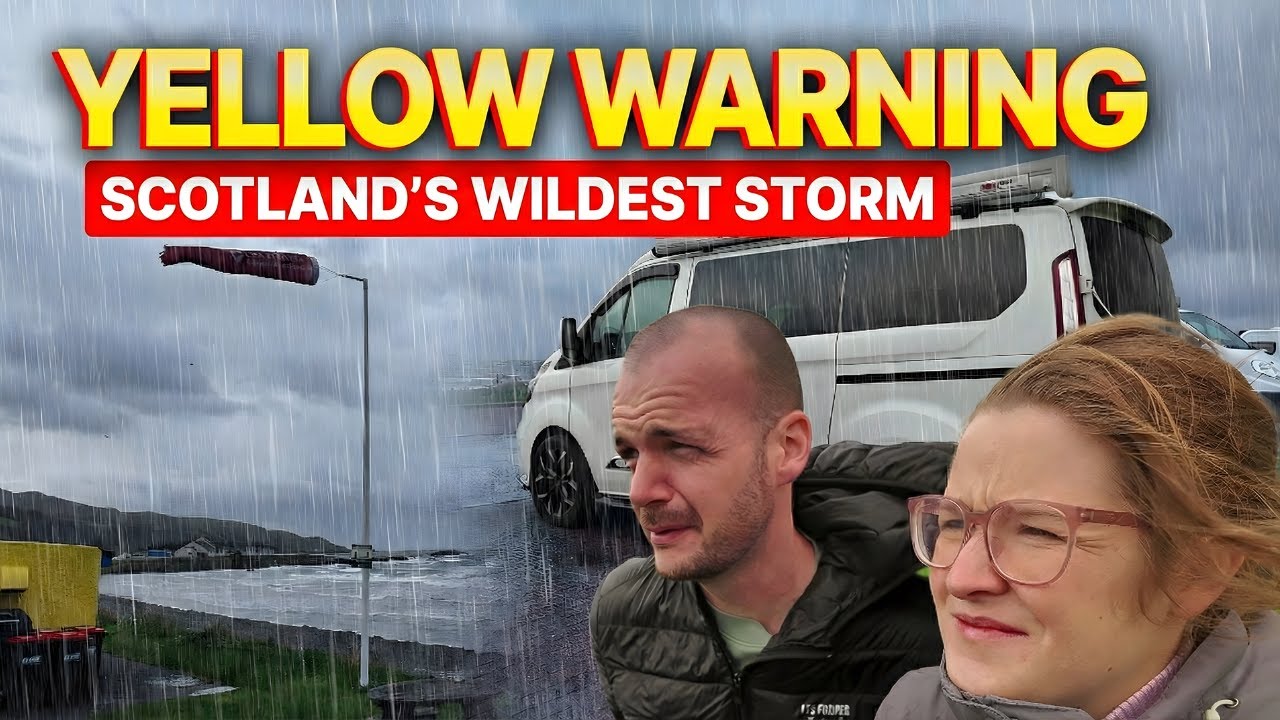 Van Life Scotland: Surviving a Storm in our Campervan