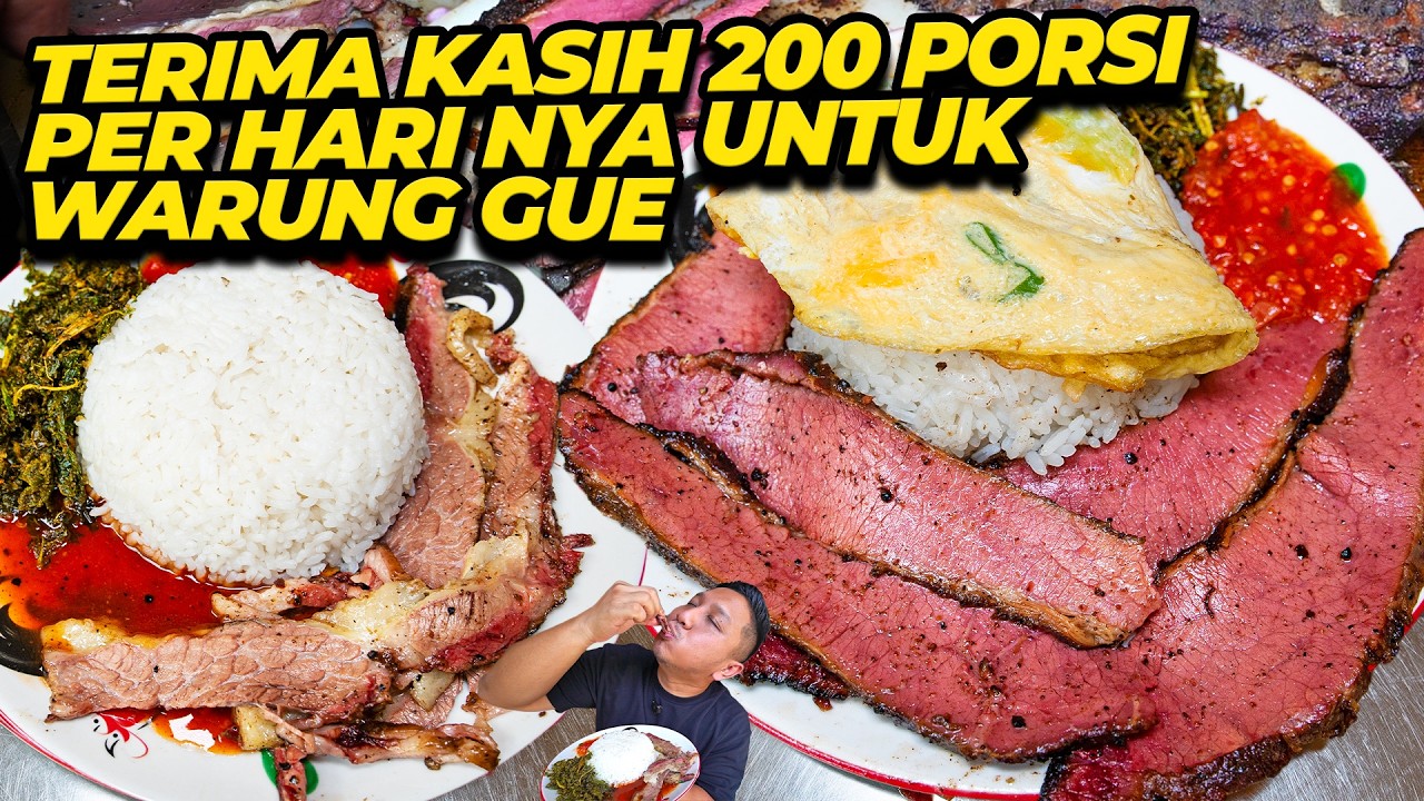 TERIMA KASIH 200 PORSI PER HARI NYA UNTUK WARUNG GUE