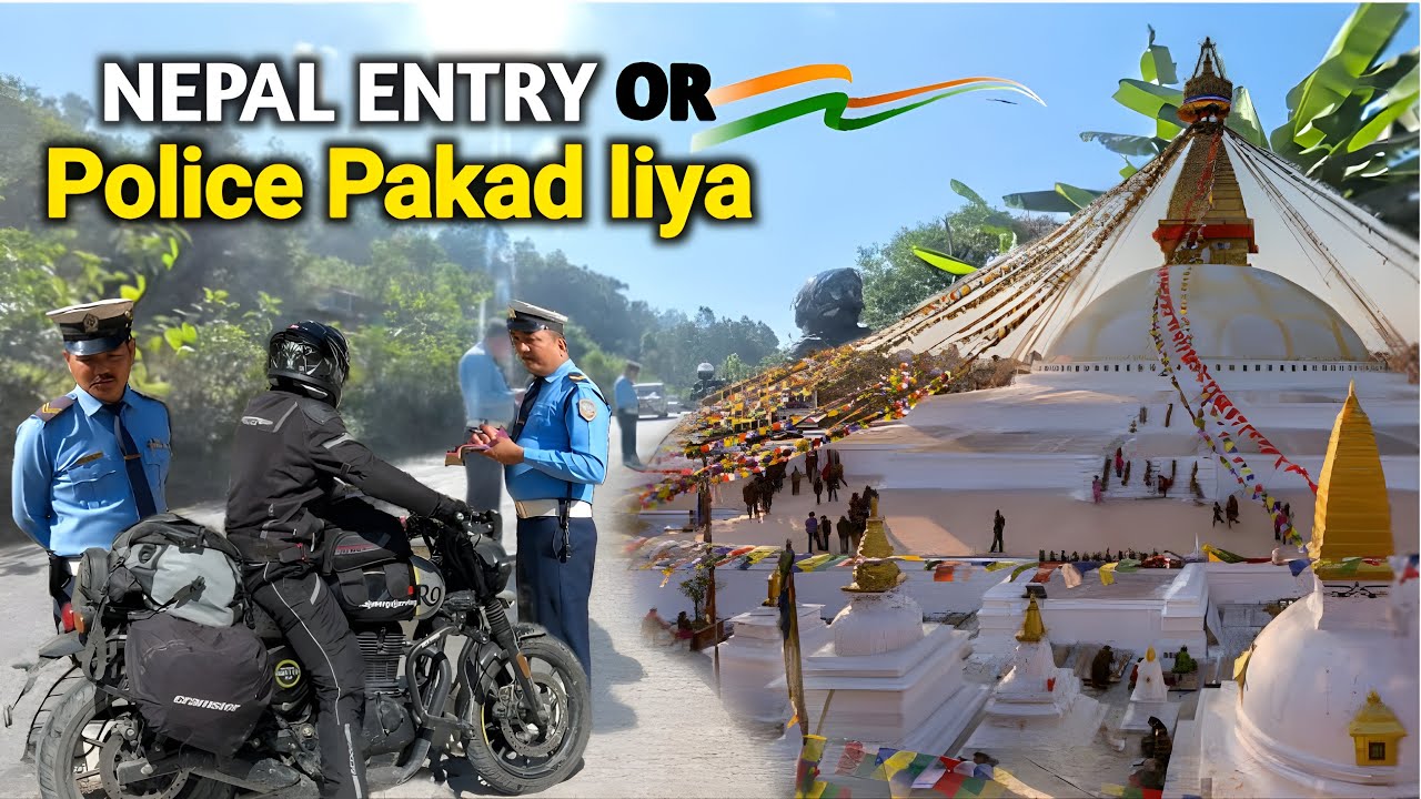 NEPAL ME ENTRY KARTE  POLICE NE  PAKAD LIYA 😡INDIA TO NEPAL RIDE EP 3