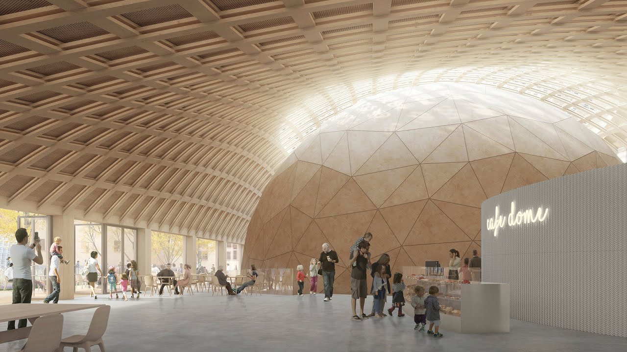 Wisdome Stockholm – further processing of our wooden construction material by Blumer Lehmann