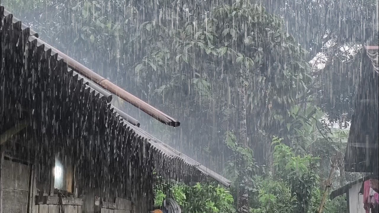 Nonstop Heavy Rain Sounds | Instant Deep Sleep, Insomnia Relief
