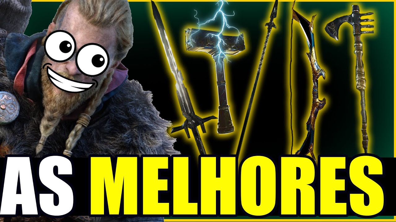 AS MELHORES ARMAS PARA CADA CATEGORIA / ASSASSIN'S CREED VALHALLA ( Leia o comentário fixado )