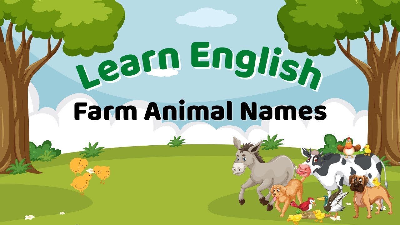 Learn Farm Animals in English 🐄🐑🐷 | Guess the Animal Game | Kids ESL Vocabulary