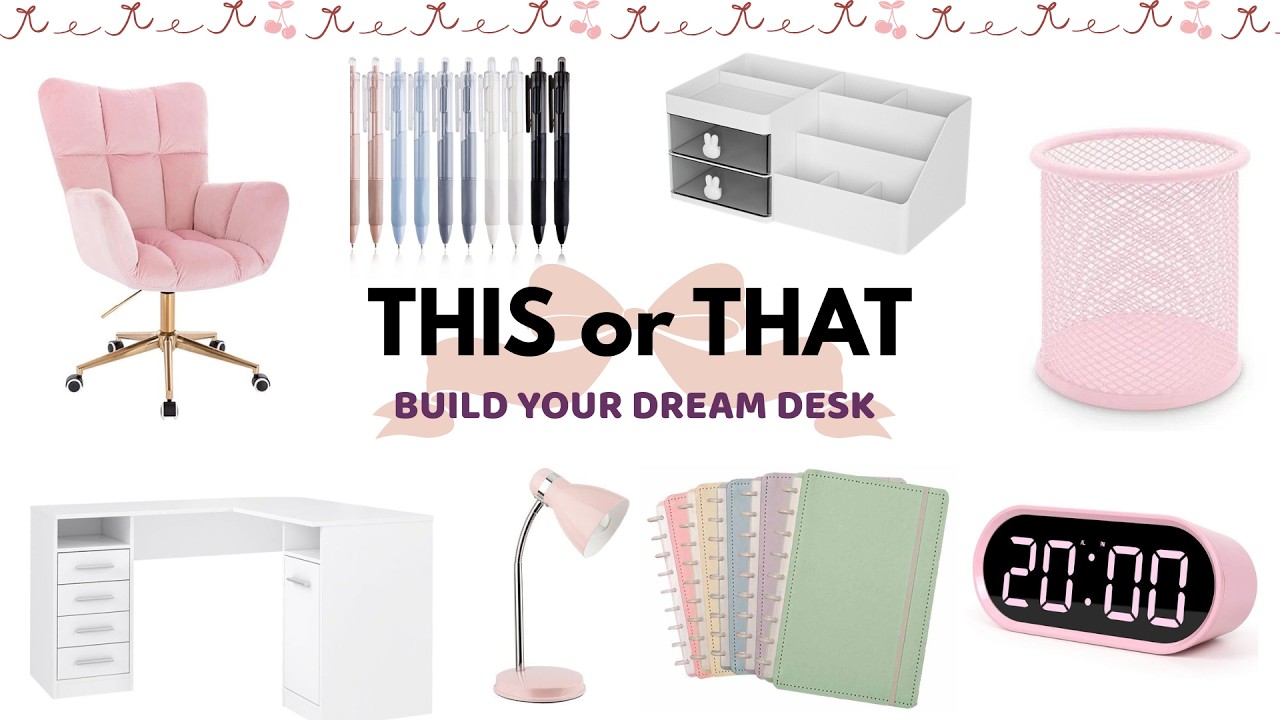 Build Your Dream Desk | This or That Edition🖥️✨