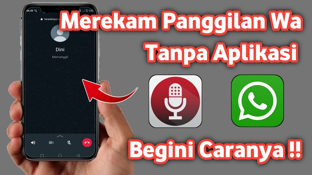 Cara merekam Panggilan wa tanpa aplikasi | Merekam panggilan whatsapp