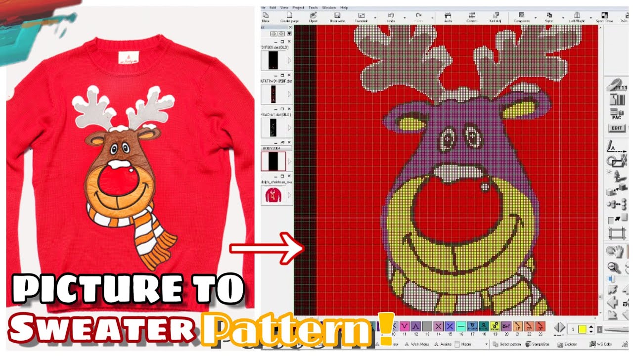 How To Convert Picture to Jacquard Pattern | Easily | Don't Missed Guys || This Video For Beginner's
