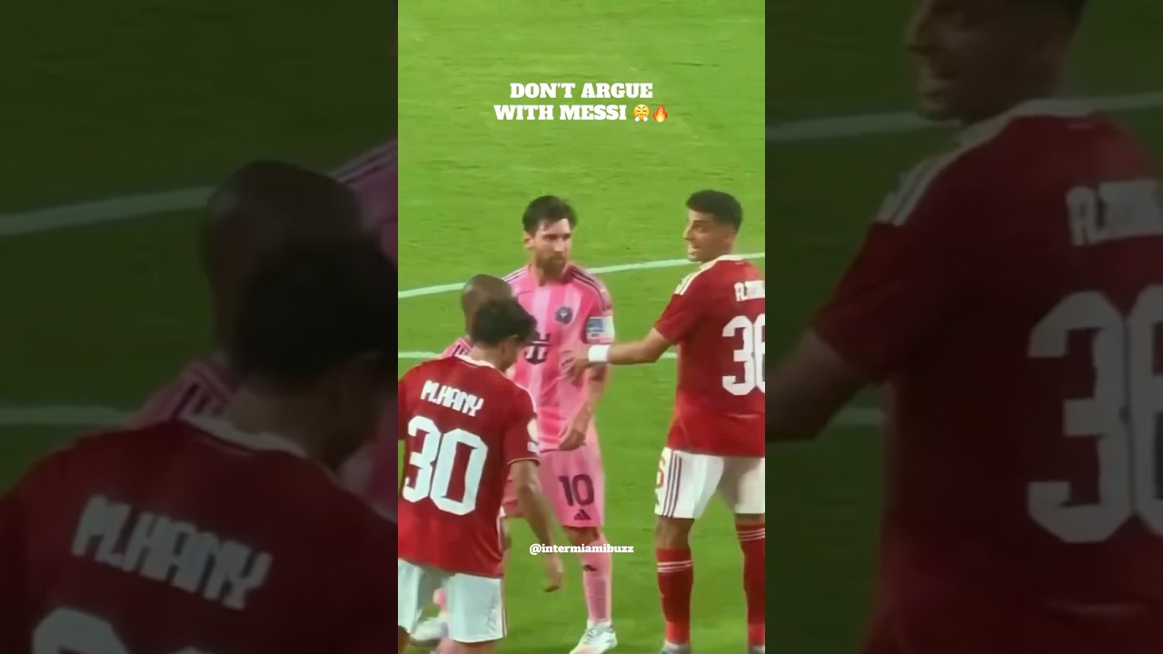 🔥 MESSI vs AL AHLY DEFENDER &ndash; Tension BOILS OVER!