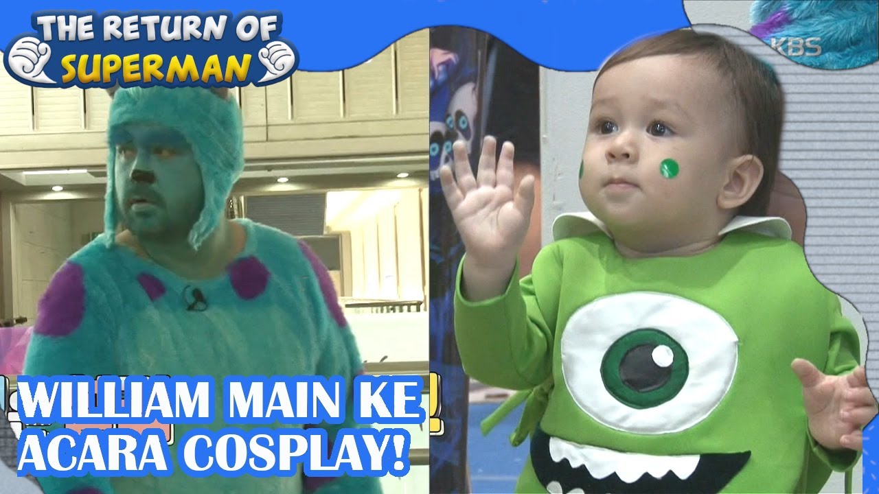William Main Ke Acara Cosplay! |Nostalgia Superman|SUB INDO|170910 Siaran KBS WORLD TV|