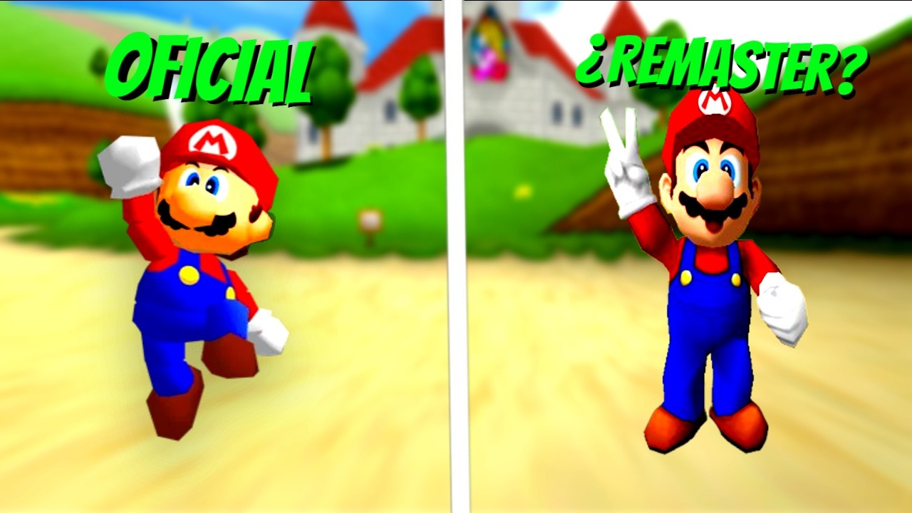 MARIO 64 REMAKE es MUY REALISTA