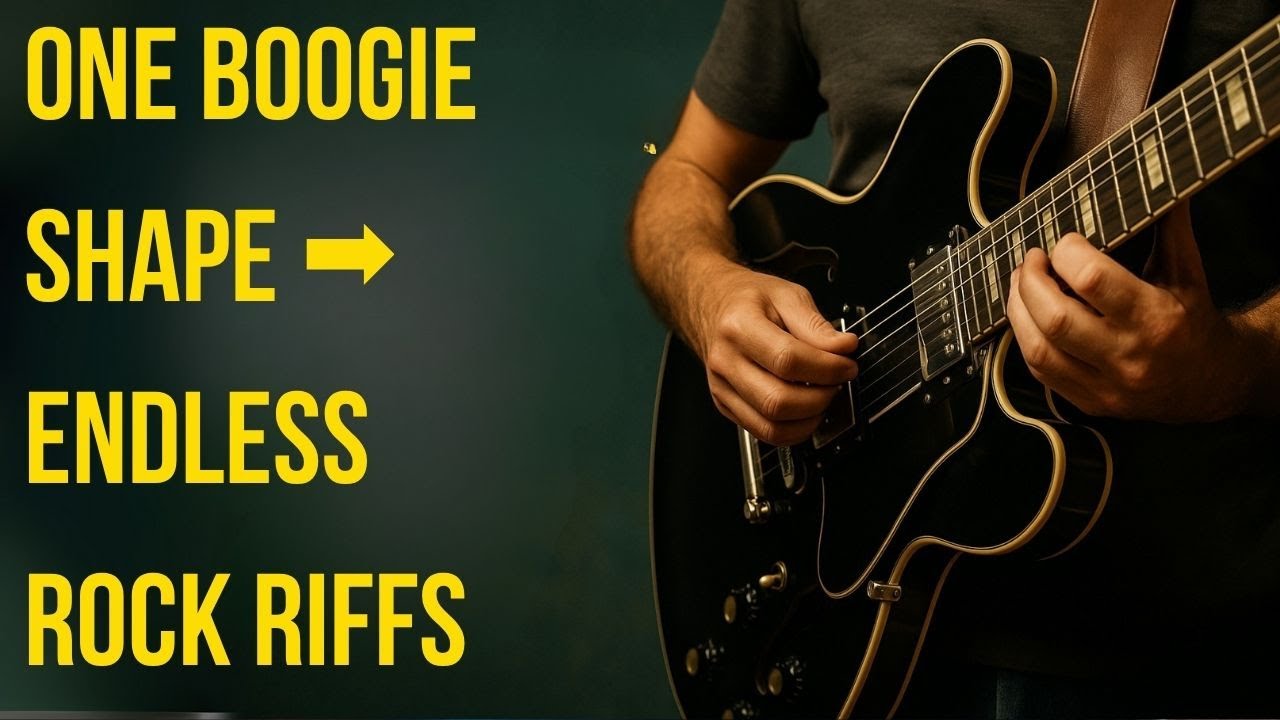 One Simple Boogie Shape → Endless Rock Riffs Play This Today”