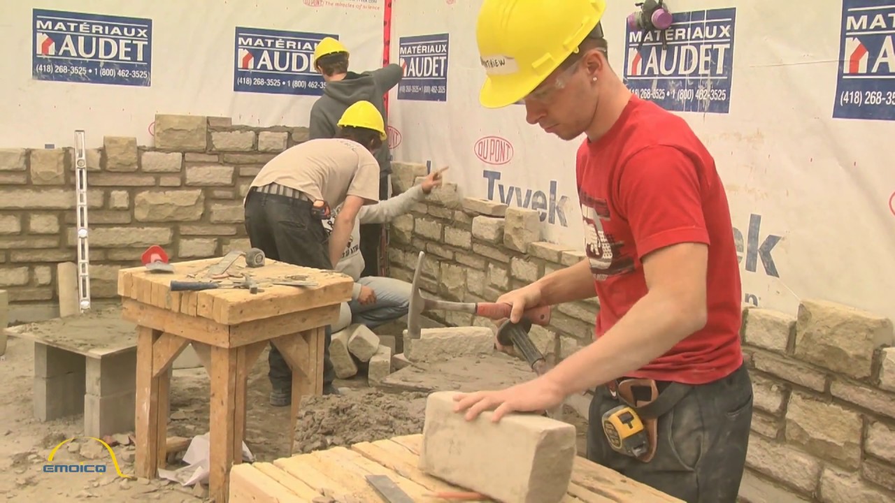 Briquetage-maçonnerie une formation de 9 mois - EMOICQ, L'École de construction