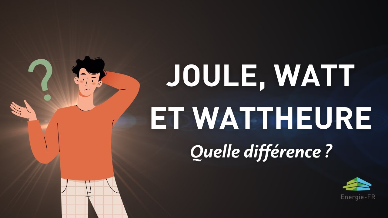 Les unités de mesure de l'énergie | Le Joule, le Watt et le Wattheure | Episode #2