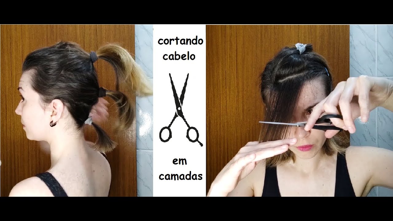 Cabelo curto em camadas