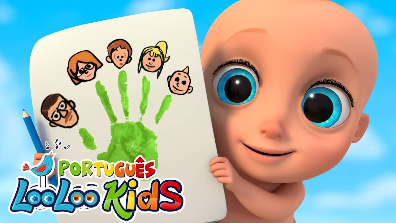 A Família dos Dedos – Canções Infantis para Aprender e Brincar | LooLoo Kids Português ✋🎵📚