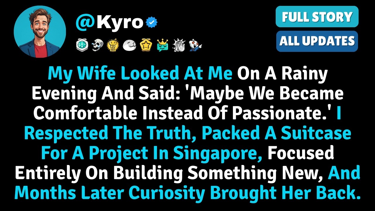 My Wife Looked At Me On A Rainy Evening And Said: 'Maybe We Became Comfortable Instead Of Passionate
