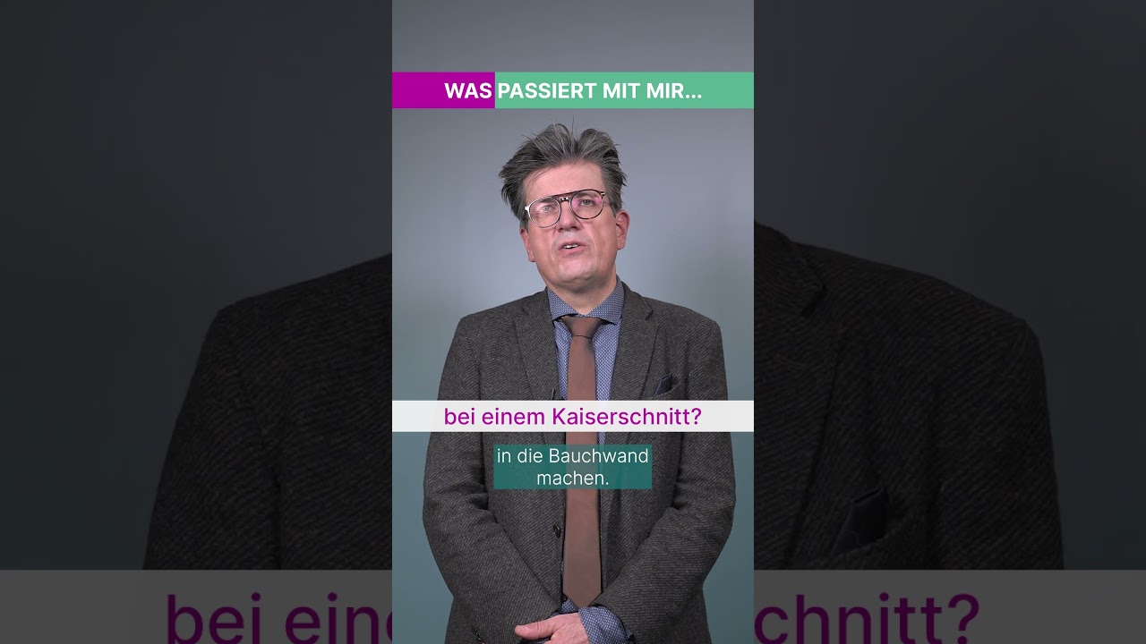 Was passiert mit mir bei einem Kaiserschnitt? | Asklepios #shorts