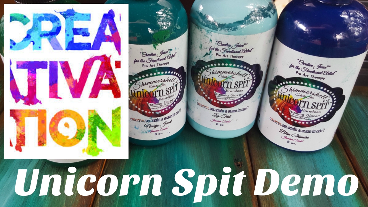 Гелевое пятно Unicorn Spit Gel Stain — новинка в CHA