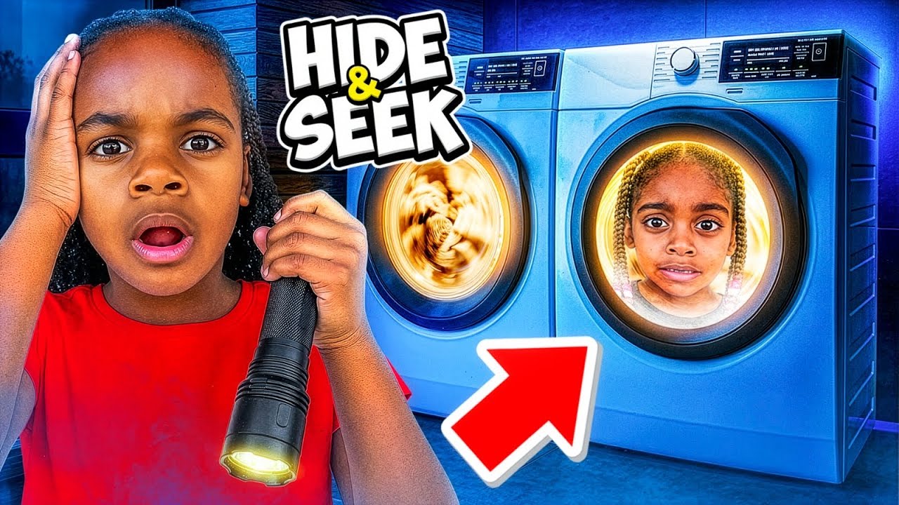 HIDE AND SEEK IN OUR HOUSE WITH THE PRINCE FAMILY!