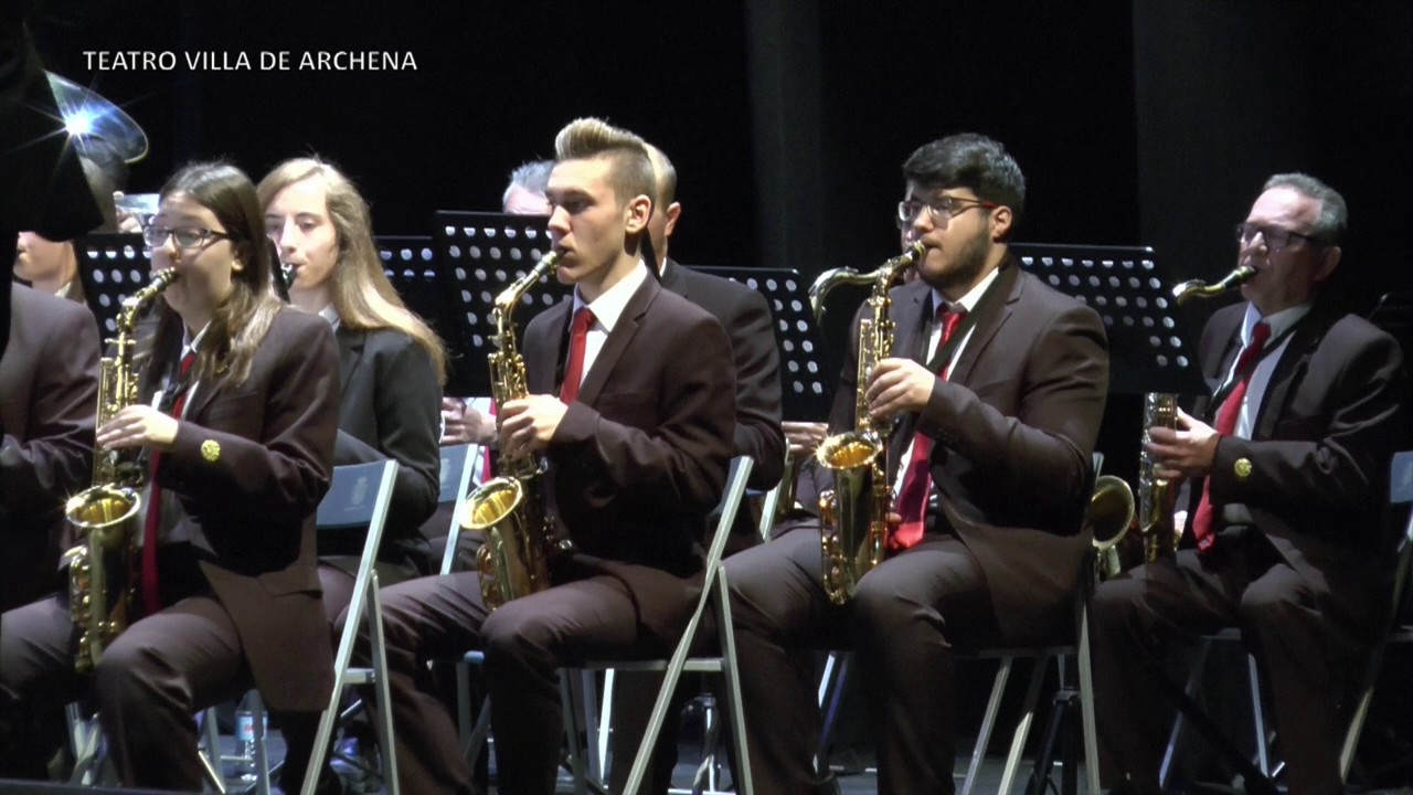 Concierto Agrupación musical Santa Cecilia en el Teatro Villa de Archena Noviembre 2016