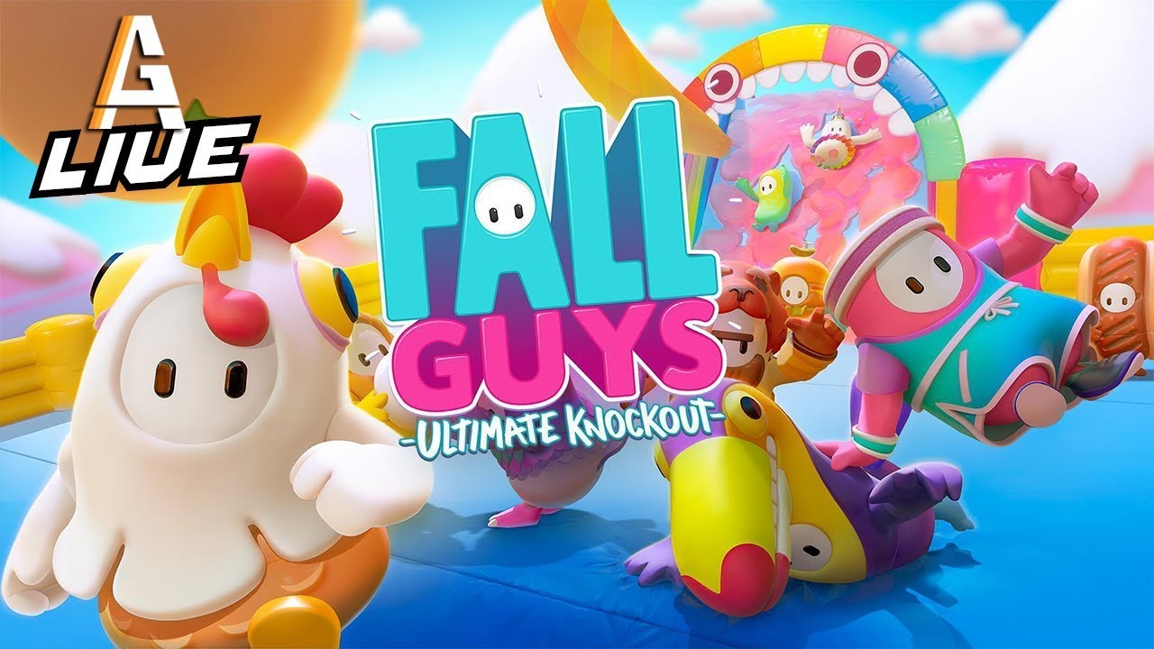 A-Game falls over - FALL GUYS