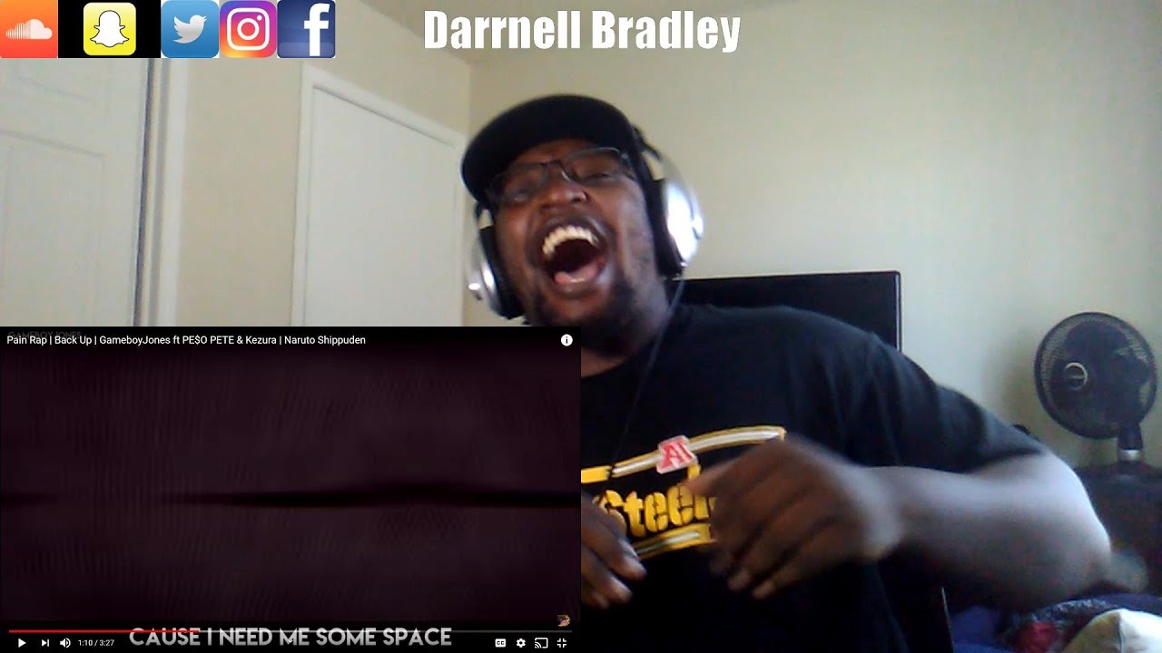 Pain Rap | Back Up | GameboyJones ft PESOPETE & Kezura | Naruto Shippuden / DB Reaction!